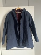 Dwuwarstwowa kurtka Forclaz Decathlon 2XL granatowa z kieszeniami