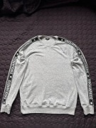 Dsquared2 DS2 Grey Tape Logo Sweatshirt Unisex Streetwear Oryginalna