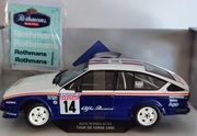 ALFA ROMEO GTV6 #14 TOUR DE CORSE DE 1986 Solido 1/18
