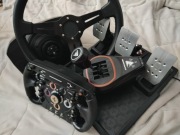 zestaw thrustmaster kierownica, pedały, skrzynia biegów, baza Gwarancja