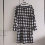 Made in Italy euphory sukienka w kratkę vintage L