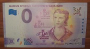 Banknot 0 euro  z serii Orly Górskiego Jan Benigier Unc