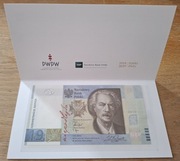 19 zł banknot kolekcjonerski 100 lat PWPW bardzo niski numer RP 0000533
