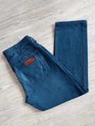 Wrangler Greensboro spodnie jeansowe jeansy dżinsy klasyczne proste L