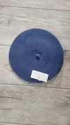 Grace focus fashion denim blue beret wełniany nowy