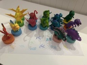 Stemple dinozaur 14 szt Lidl stempelki