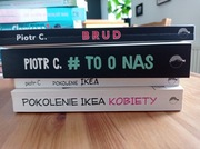 Piotr C - zestaw książek - Brud, Pokolenie Ikea kobiety, # to o nas, 