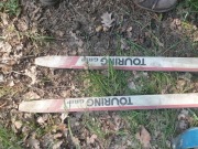 Stare Długie Retro Narty BLIZZARD TOURING GRIP POLYADE Ślizg Austria PRL