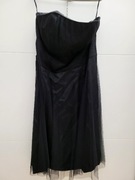 Specjal edition redherring mała czarna sukienka na podsze gorset  mesh goth