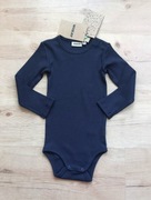 Nowe body granatowe roz 86 18M Wheat prążkowane dł rękaw