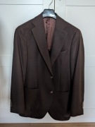 Brązowy blezer Capri Bluefeel - rozmiar 48, Macaroni Tomato