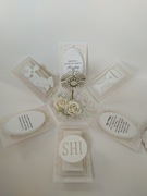 Ekskluzywna kartka exploding box Pierwsza Komunia konfirmacja  