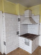 Dwie kuchnie kaflowe i jeden piec