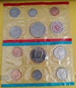 USA Monety Uncirculated Coin Set 1971 Monety obiegowe Zestaw UNC