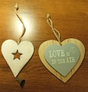 Zawieszki ozdobne (serce)