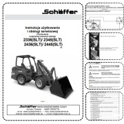 Schaffer 2336 2345 2436 2445 Instrukcja obsługi, operatorsko serwisowa
