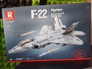 Samolot myśliwski F-22 Fighter Raptor 1729 elementów REOBRIX 33020