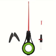 Kiwok wędka podlodowa 32cm składana uzbrojona żyłka kołowrotek bardzo czuła