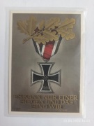 Pocztówka propagandowa Krzyż Żelazny 1939 2 klasy III Rzesza