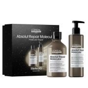 Loreal Absolut Repair Molecular, zestaw, szampon, serum, nowy