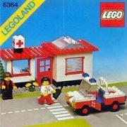 LEGO Town 6364 z 1980r. mały szpital
