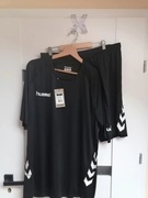 Czarny komplet sportowy Hummel – rozmiar XXXL