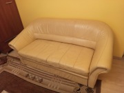 Używana SOFA skórzana z funkcją spania