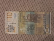 Serbia 10 Dinarów
