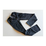 spodnie jeansowe grafitowe r 140 C&A kieszonki 
