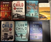 Lee Child ( Jack Reacher)   - zestaw 7 książek 