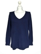 Nowy, kaszmirowy sweter Esmara, granatowy, M