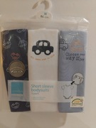 nowy Cool Club 86 zestaw 3pak body krótki rękaw dla chłopca samochody autka