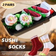 Sushi na Stópki: Dwie Pary Skarpetek, Które Rozbudzą Twoje Kubki Smakowe!" 