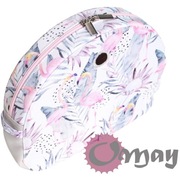 Szary organizer do Obag MOON LIGHT flamingi pudrowy róż 2 kieszenie OMAY