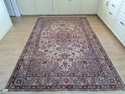 Przepiękny salonowy ręcznie tkany wełniany dywan Turkmen 195x285cm Cudo!