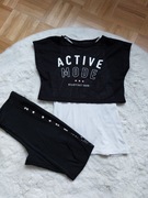 Sportowy komplet 140 dziewczynka H&m 