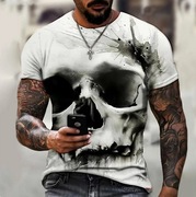 T-shirt koszulka czaszka skull 3D rozmiar XXL