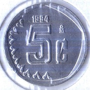 MEKSYK, 5 centavo 1994, KM# 546, XF