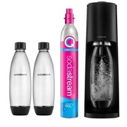 Saturator SodaStream Terra black + 2 butelki