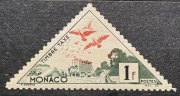 Monako, 1953r. Historyczne środki transportu - gołębie pocztowe.