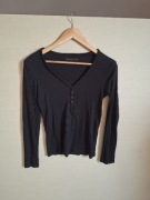 Bluzka Mohito S prążkowana długi rękaw