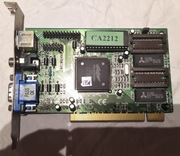 Retro rzadka karta graficzna DataExpert Canarias 2000 1MB PCI TV out 98r.!