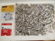 Komplet wtyków oraz złącze antenowych i telewizyjnych NOWE