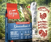 Super premium 4,5kg ryba drób 90% mięsnych składników Orijen Cat Guardian 8