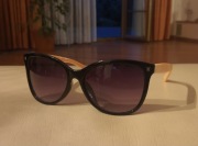 okulary przeciwsłoneczne damskie różowe Sinsay