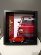 Gablota Obraz Shadow Box Maluch Fiat 126p