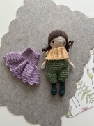 Lalka zrobiona na szydełku, crochet doll