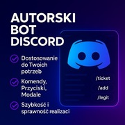 Profesjonalny bot Discord – komendy, automaty, panel admina