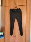 Waliss_Spodnie_Czerń_Rurki/ Kant_Suwaki_38_Lux