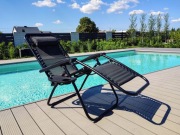 LEŻAK SKŁADANY ZERO GRAVITY ORION FOTEL OGRODOWY PLAŻOWY KRZESŁO KEMPINGOWE